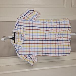 Wonder Nation Boys' Short Sleeve Button-Up Shirt, Size L (10-12)